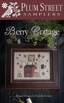 Berry Cottage 112w x 83h Plum Street Samplers 17-1906