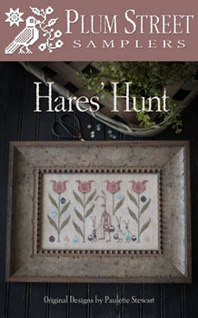 Hares Hunt 145w x 87h Plum Street Samplers 17-1476