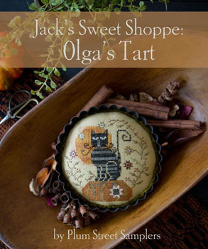 Jack's Sweet Shop-Olga's Tart 71w x 67h Plum Street Samplers 15-2122 YT