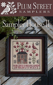 Sampler House II  98w x 99h Plum Street Samplers 17-1735