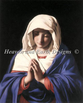 Virgin In Prayer, The 400 x 498 Heaven And Earth Designs 12-1094