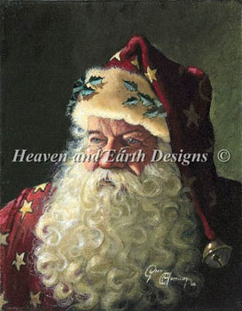 Portrait Of Father Christmas by Heaven And Earth Designs 11-2685