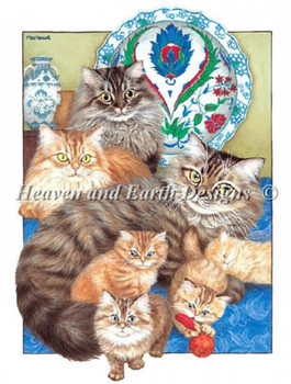 Matildas Family Cats 308 x 451 Heaven And Earth Designs 11-1834