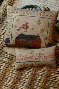 Silent Night Pinkeep & Ornament by Stacy Nash Primitives 16-2424 