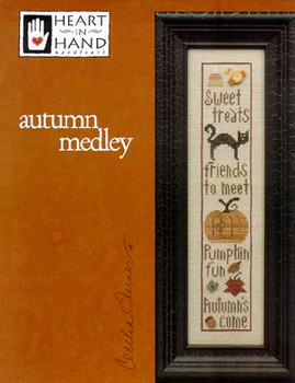Autumn Medley Heart In Hand Needleart  04-2211