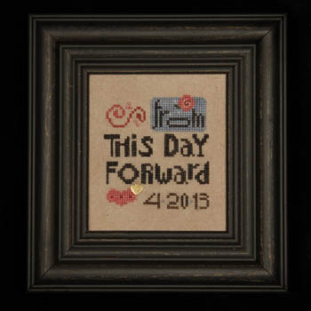 YT  From This Day Forward (w/emb) 45w x 50h Heart In Hand Needleart