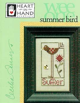 Summer Bird Heart In Hand NeedleArt   03-1805