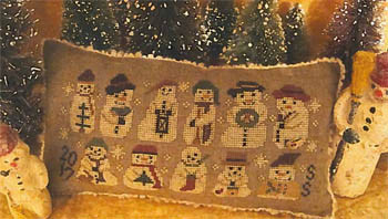 Gatheirng Of Snowmen, A 123x55 Homespun Elegance Ltd 95-103