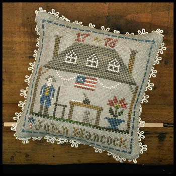 Early Americans: No 2 John Hancock 213 x 213 Little House Needleworks 17-1567