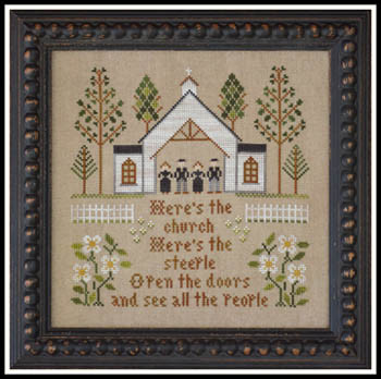 Here's The Church 117 x x117 Little House Needleworks 16-1471