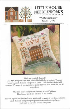 Little House Needleworks Little House ABC Samplers 8 -Little House UVW 63 x 63 17-1019