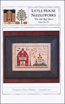 Old Red Barn, The 147w x 99h Little House Needleworks  14-1867