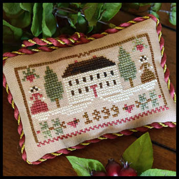 Sampler Tree-Christmas In The Country 59w x 34h Little House Needleworks 15-2362