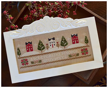 Three Snowy Hills 184 x 69 Little House Needleworks  15-2556