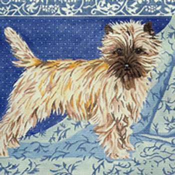 BR106 Cairn Terrier 11” x 14” 18 Mesh Barbara Russell SKU 8288