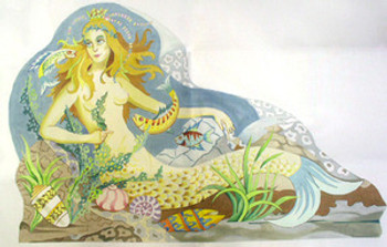 BR409 Galina's Mermaid 22 ½” x 34”	13 Mesh Barbara Russell SKU 53857