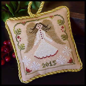 Sampler Tree-Christmas Angel 55 x 55 Little House Needleworks  15-2557