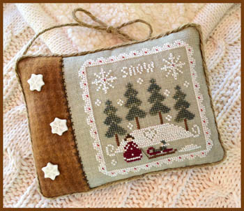 Snowy Winter 61 x 61 Little House Needleworks  15-2624 