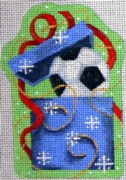 CT-1251 Soccer in Present Ornament Associated Talents