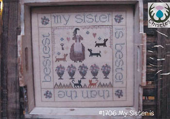 YT My Sister Is- THE LADIES SERIES (CS) 123 x 123 Thistles