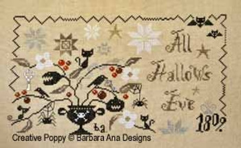 Wicked Plant (All Hallows Eve) 171 x 98 Barbara Ana Patterns 18-1269