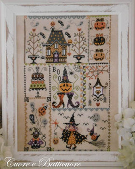 Halloween In Quilt 160 x 240 Cuore e Batticuore 17-2566 YT