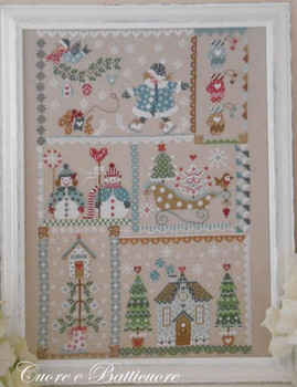 Winter In Quilt 160 x 240 Cuore e Batticuore 17-2572 YT