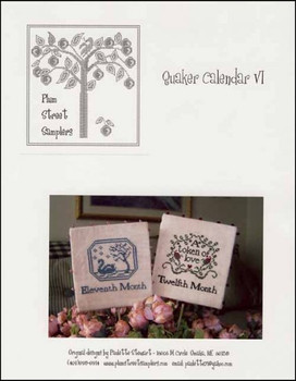 YT Quaker Calendar 6 Plum Street Samplers