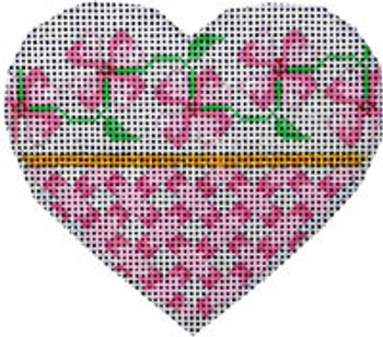 HE-814 Pink Floral/Lattice Heart Associated Talents 