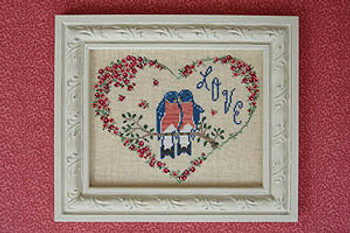 Lovebirds 131w x 99h Needle's Notion, The