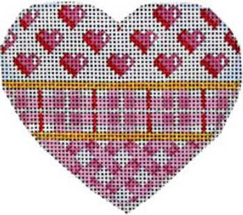 HE-813 Pink Hearts/Plaid/Lattice Heart Associated Talents 