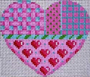 HE-808 Pink Patterns Heart Associated Talents 