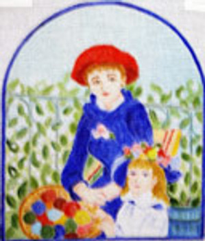 12679 CWD-M4A Renoir Woman & Child -- Sm 8.5 x 9 18 Mesh Changing Women Designs