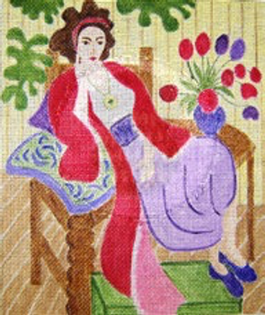12716 CWD-M57 Matisse Red Robe 9.5 x 11.5 18 Mesh Changing Women Designs