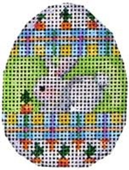 EG-475 Associated Talents Bunny Plaid Carrot Mini Egg