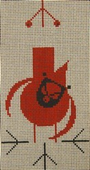 Charlie’s Cardinal HC-C192 18 Mesh 3 1/2 x 6 Charley Harper