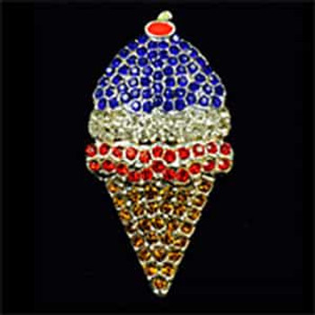 Food, Drink, And Cooking:  ICE CREAM CONE PATRIOTIC Needle Minder Big Buddy The Meredith Collection ( Formerly Elizabeth Turner Collection)