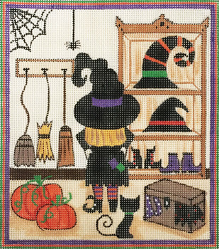3719 Alice Peterson Designs Witches Closet 7.5 x 8.5 ON 13 MESH