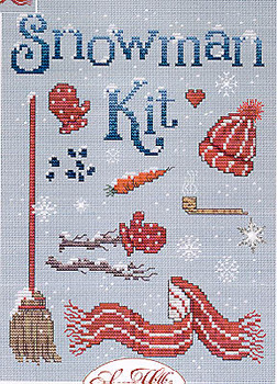 Snowman Kit (not a kit)(w/chm) by Sue Hillis Designs 06-1149 