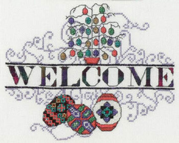 Welcome Easter 110 x 90 MarNic Designs 12-1386 