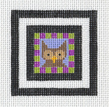 HW104D Witch Companions - Owl 2.5 x 2.5 EyeCandy Needleart