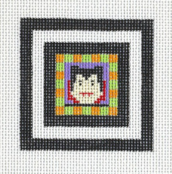 HW105 Monster Mates - Dracula   2.5 x 2.5 EyeCandy Needleart