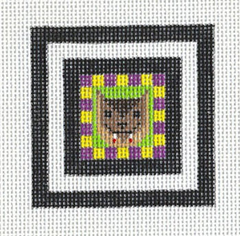 HW105F Monster Mates - Werewolf 2.5 x 2.5 EyeCandy Needleart