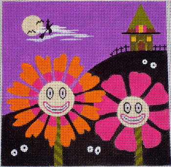 HW131 The Witches Garden 6x6 EyeCandy Needleart