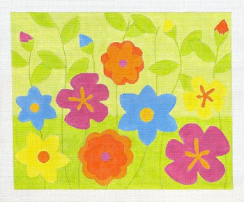 N104 Flower Fields - Spring 8.25 x 10.25 EyeCandy Needleart