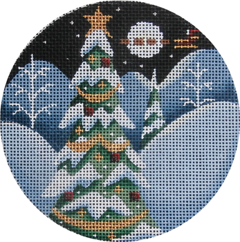 1040h Tall tree 4" Round 13 Mesh Rebecca Wood Designs!