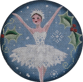 1039h Snow Queen  4" Round 18 Mesh Rebecca Wood Designs!