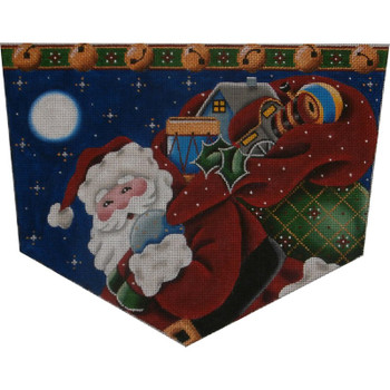 1461 Santa’s Toys Cuff 8" x 11" 18 Mesh Rebecca Wood Designs!