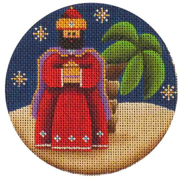 15e Red wiseman 4” Round 18 Mesh Rebecca Wood Designs!