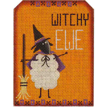 34g Witchy Ewe 3.5" x 4" 18 Mesh Rebecca Wood Designs!